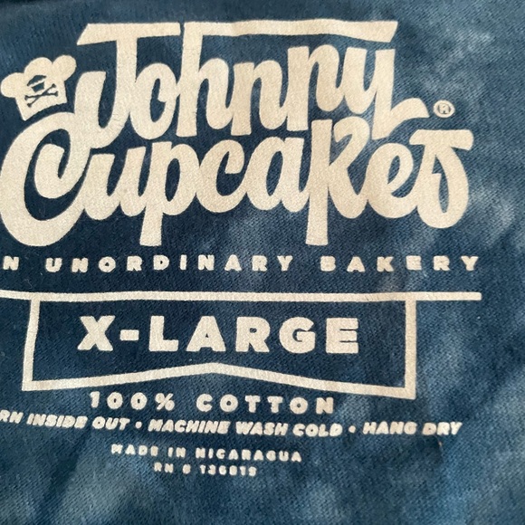 Johnny Cupcakes Blue Tie-Dye Short Sleeve Tee - Picture 3 of 7